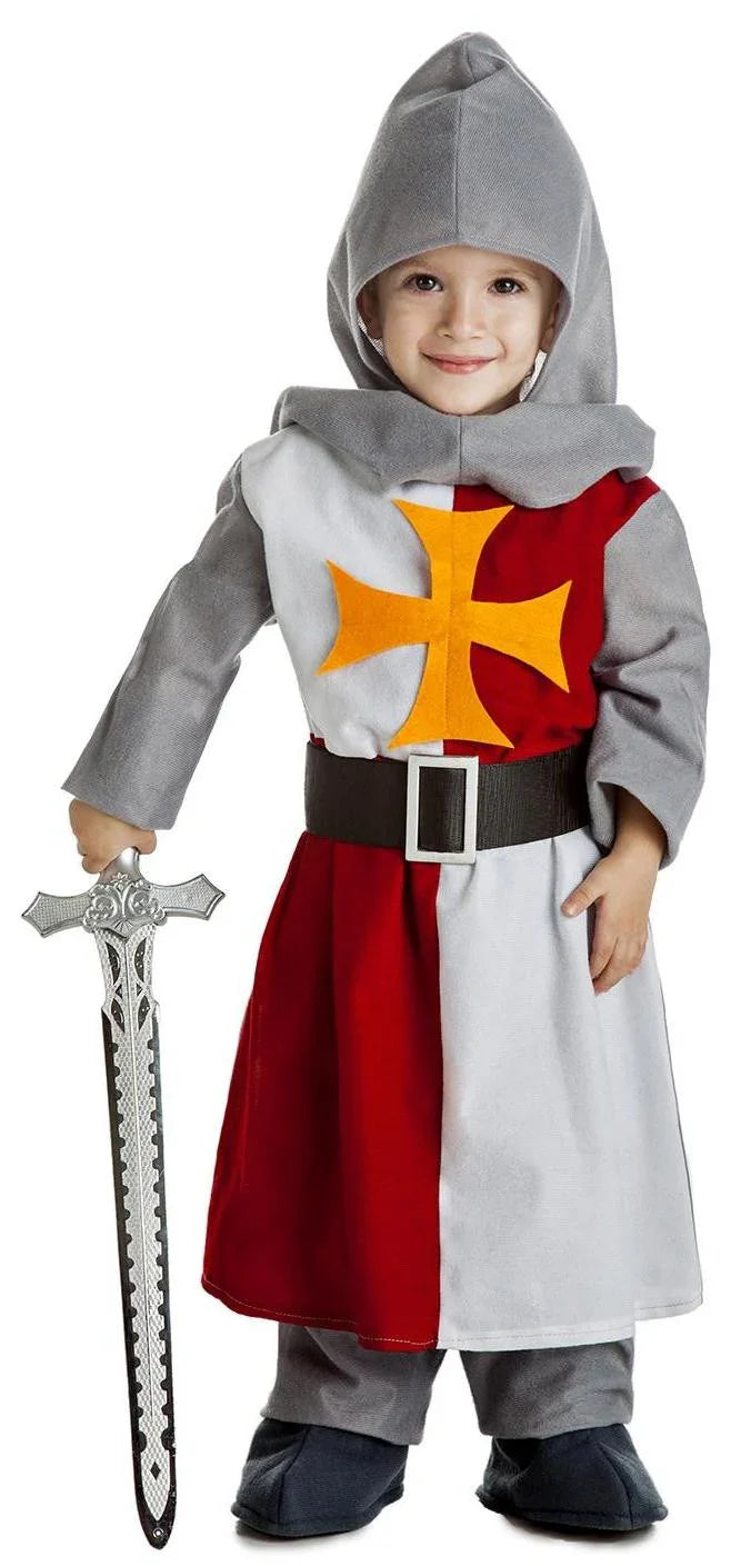 Disfraz de Caballero Cruzado Medieval Infantil Caballeros y Cruzados Medievales Kimokawaii