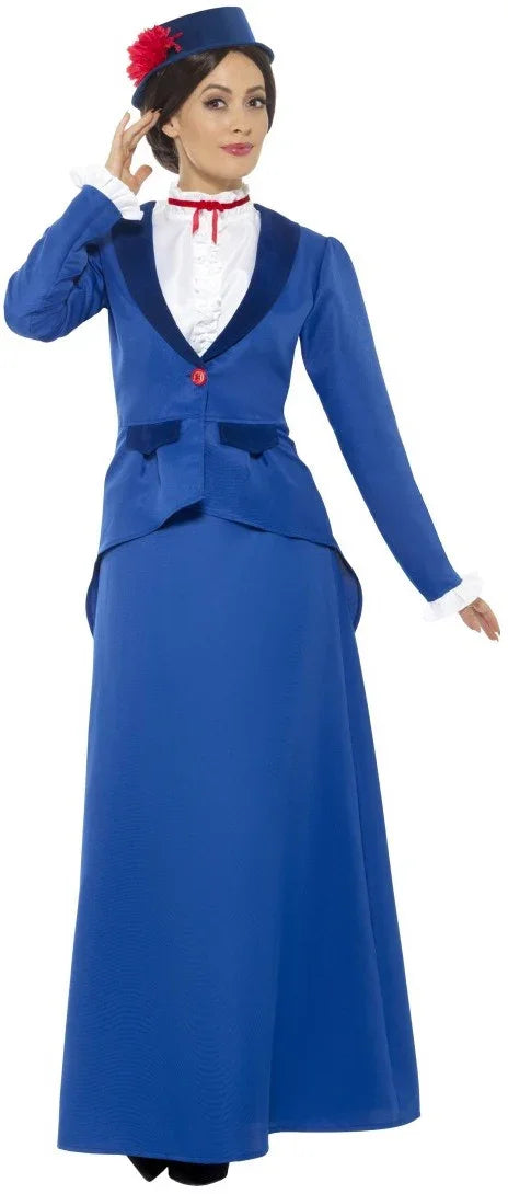 Disfraz de Mary Poppins Azul para Mujer Mary Poppins Smiffys