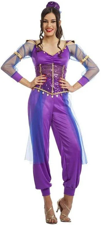 Disfraz de Bailarina Árabe Shimmer para Mujer Árabes Kimokawaii