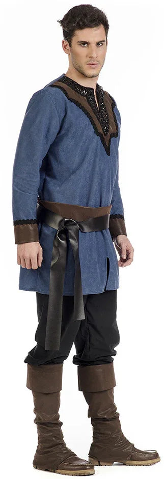 Disfraz de Conde Medieval Azul para Hombre Medieval Limit Sport