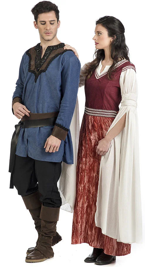 Disfraz de Conde Medieval Azul para Hombre Medieval Limit Sport