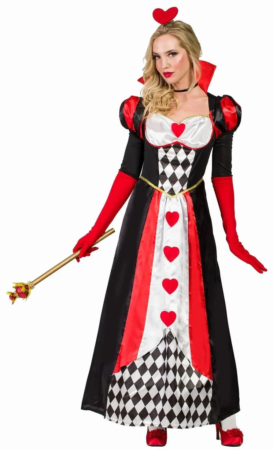 Disfraz de Reina de Corazones Elegante para Mujer Reina de Corazones Kimokawaii
