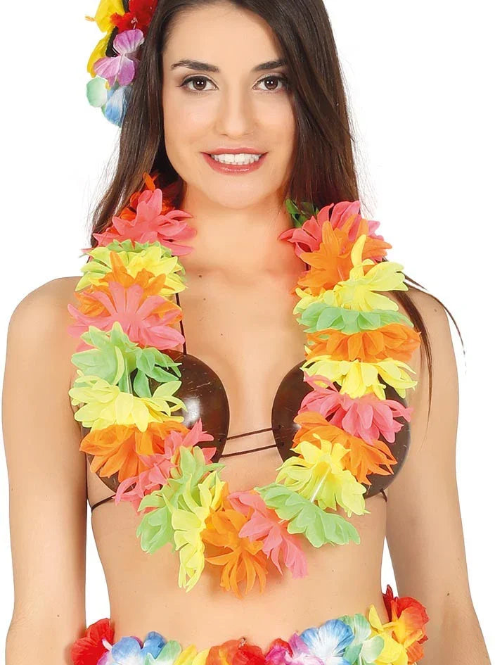 Collar Hawaiano Multicolor Complementos Hawaianos Guirca