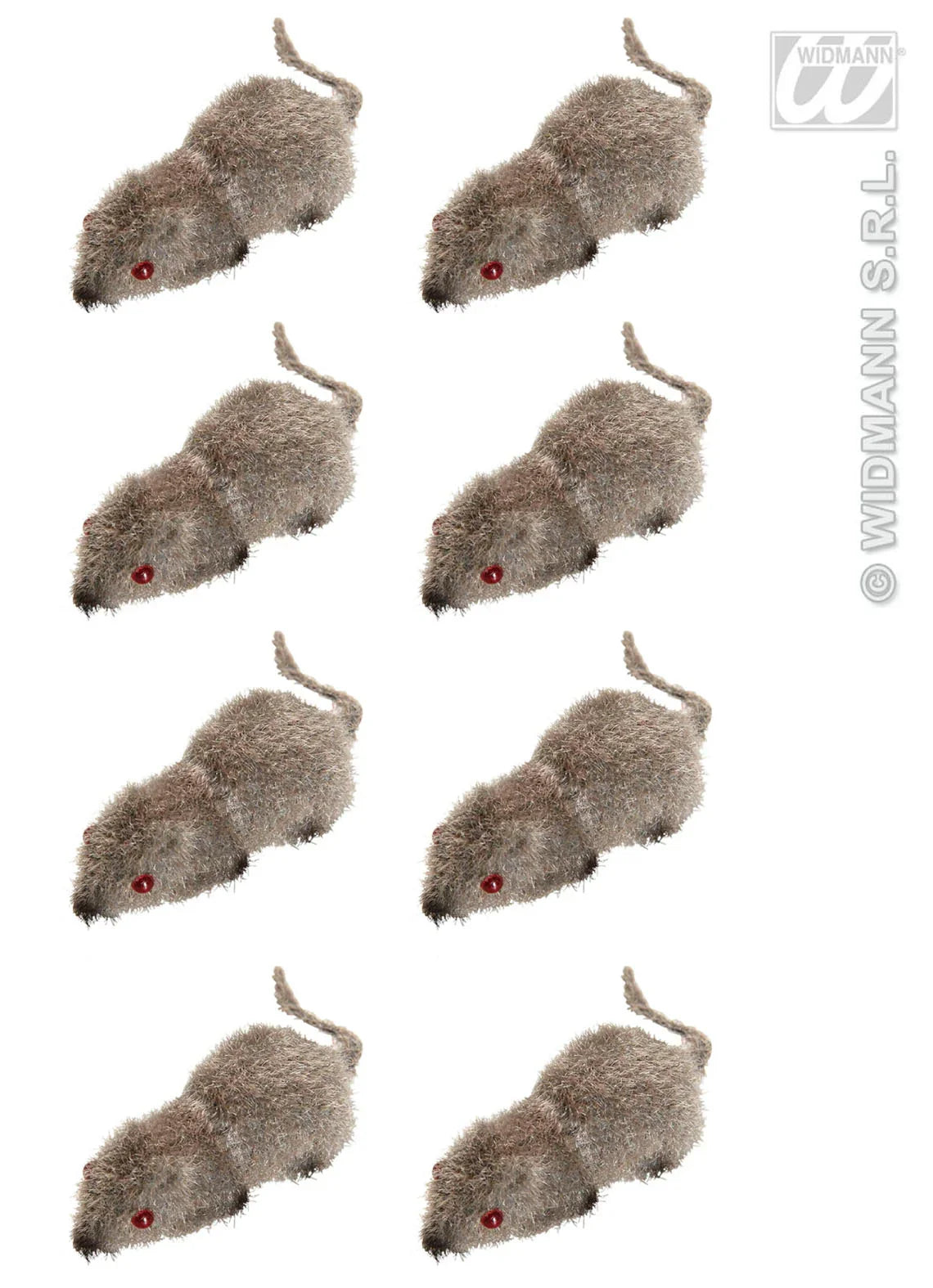 Pack de 8 Mini Ratones Halloween Widmann
