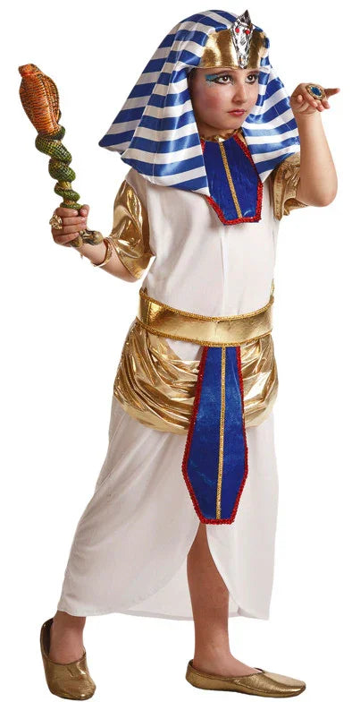 Disfraz de Faraona Egipcia Cleopatra para Niña Egipcio El Rey del Carnaval
