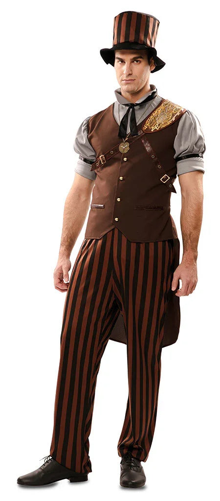 Disfraz de Steampunk Victoriano para Hombre Steampunk EuroCarnavales