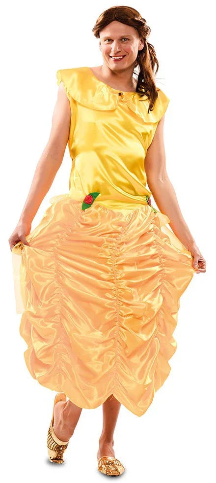 Disfraz de Princesa Bella para Hombre La Bella y la Bestia EuroCarnavales