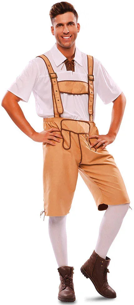 Disfraz de Tirolés Marrón para Hombre Oktoberfest EuroCarnavales