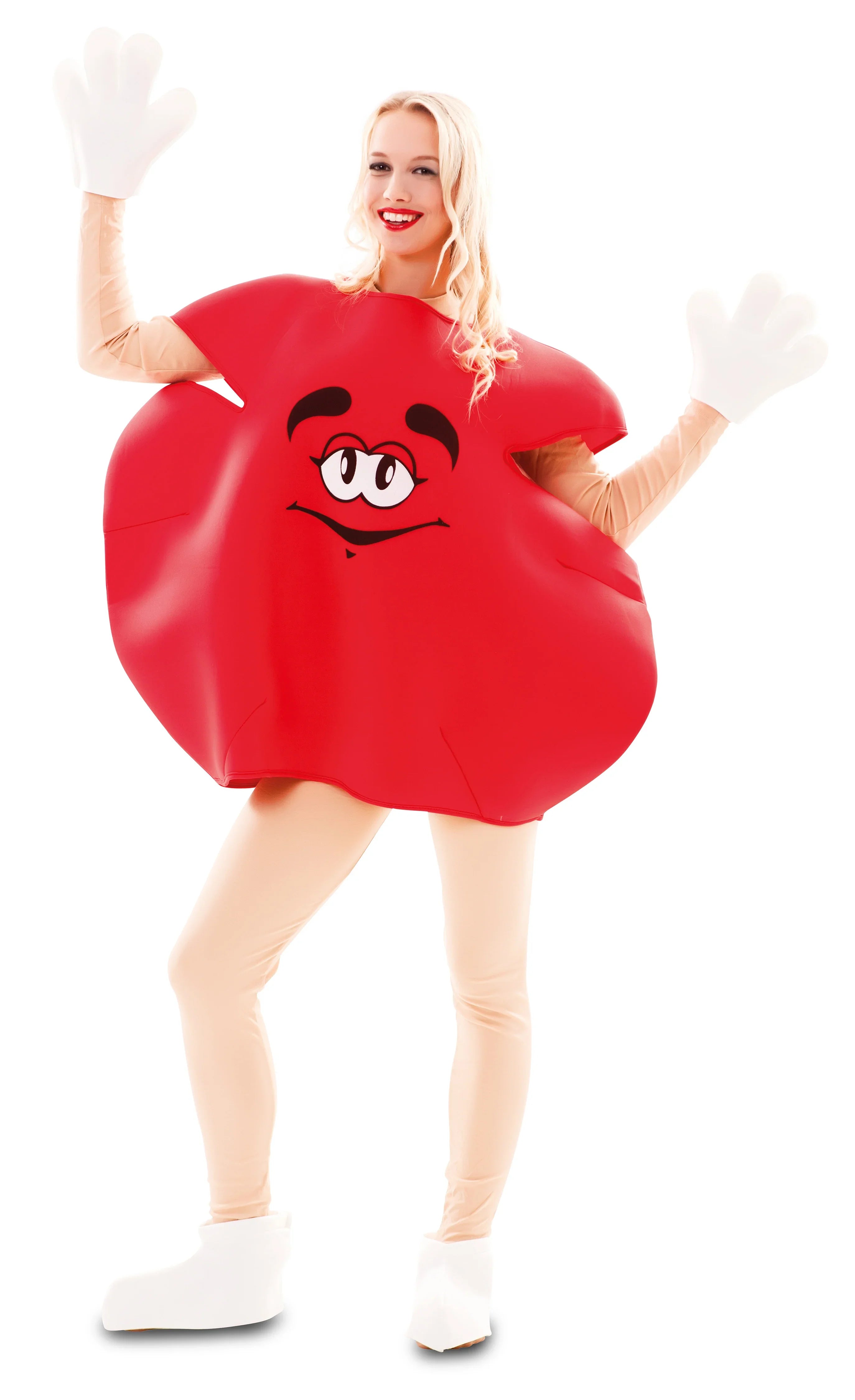 Disfraz de Caramelo M&M's Rojo para Adulto Disfraces Originales EuroCarnavales