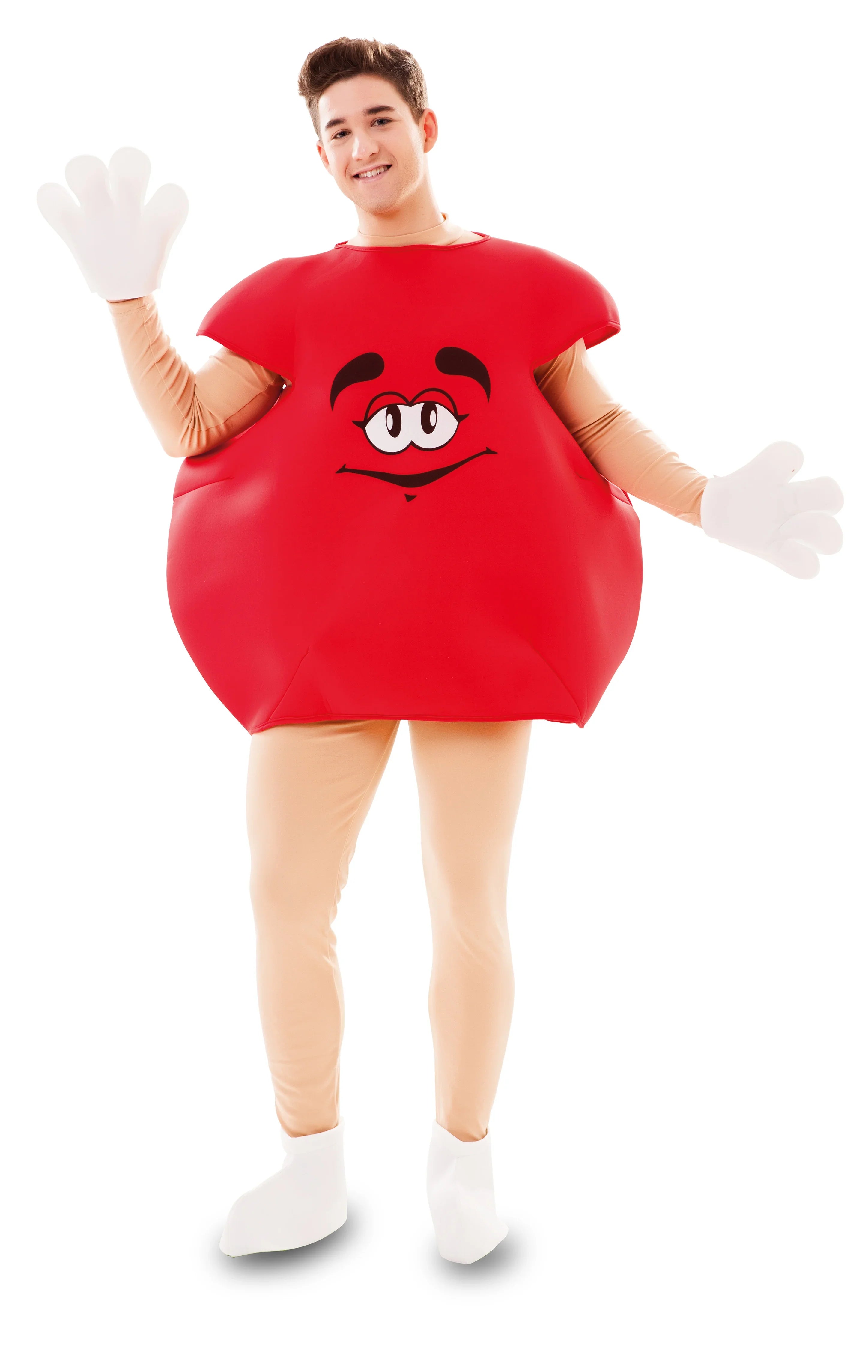 Disfraz de Caramelo M&M's Rojo para Adulto Disfraces Originales EuroCarnavales
