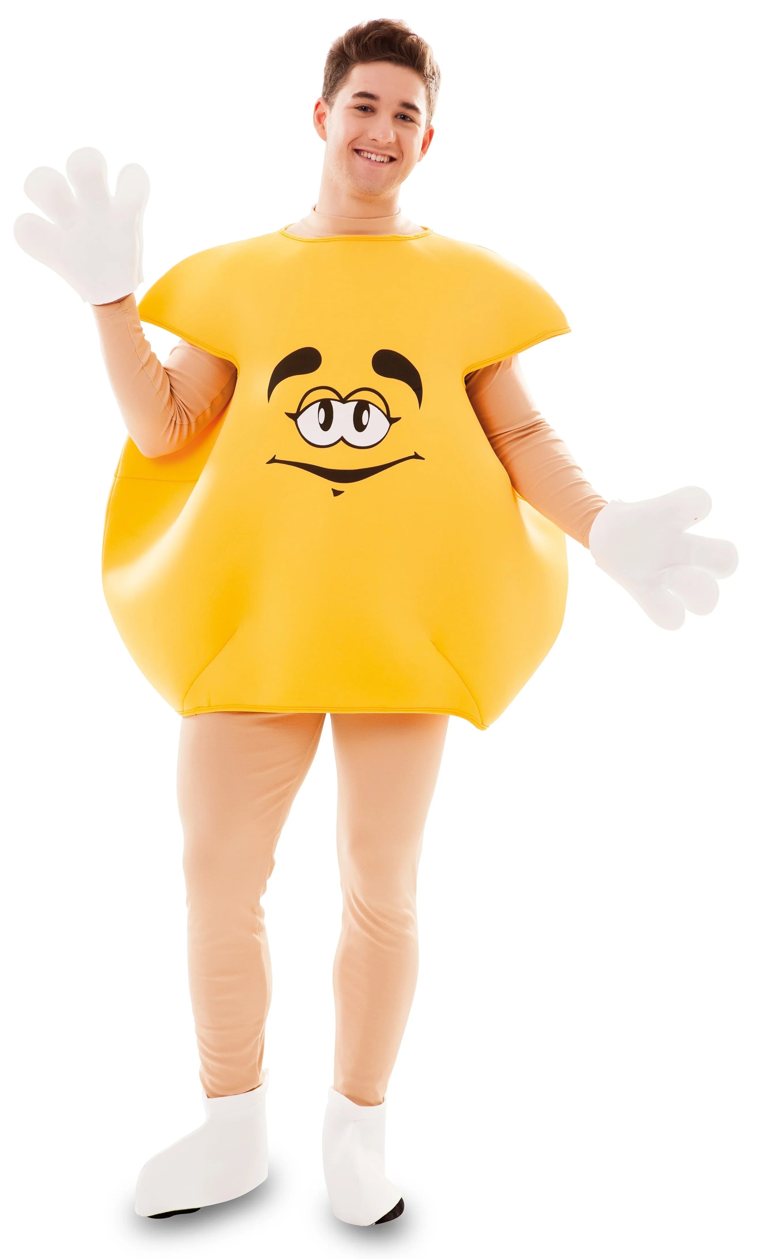 Disfraz de Caramelo M&M's Amarillo para Adulto Disfraces Originales EuroCarnavales