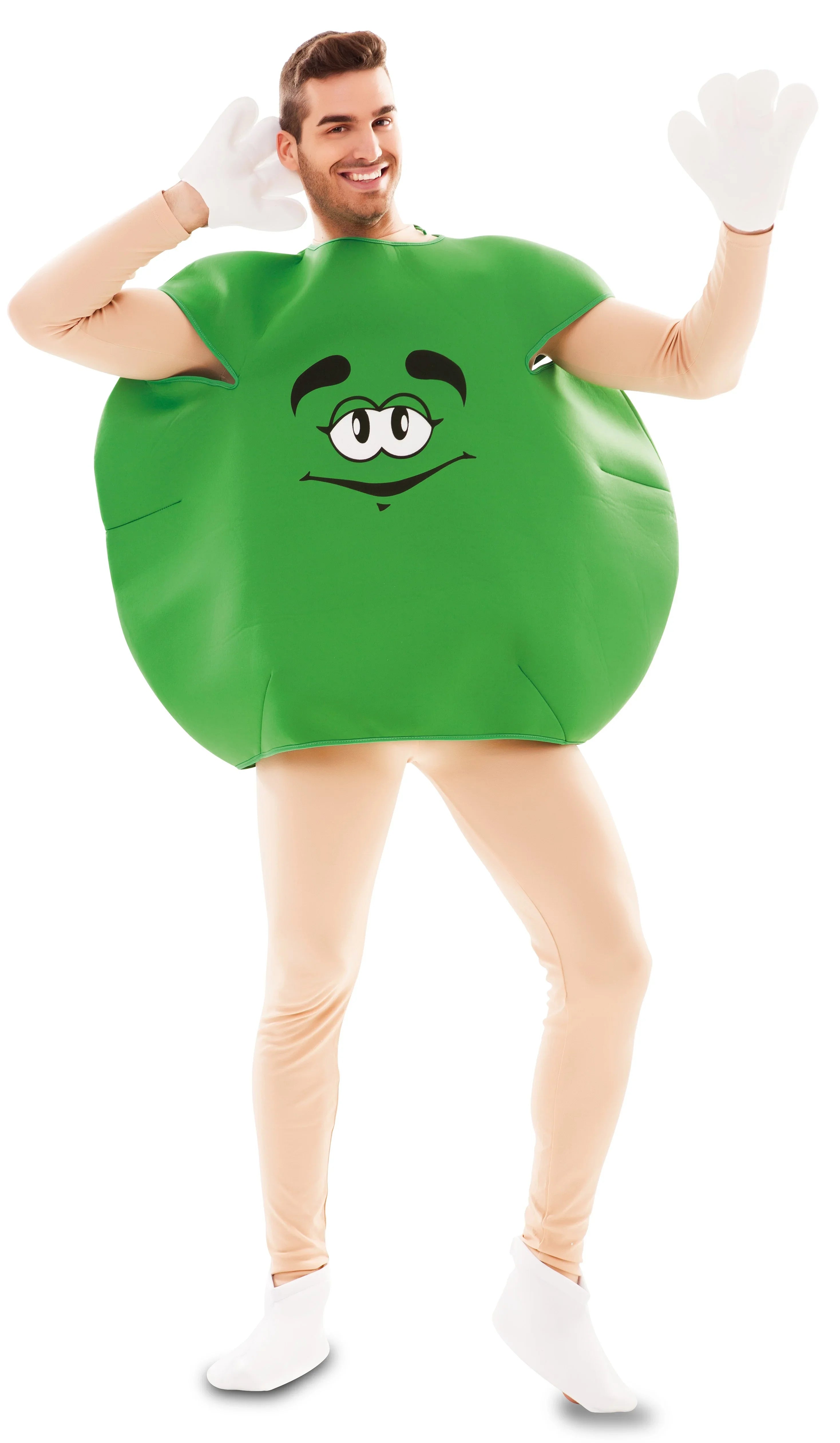 Disfraz de Caramelo M&M's Verde para Adulto Disfraces Originales EuroCarnavales