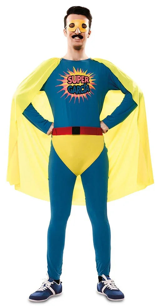 Disfraz de Super García para Hombre Superhéroe EuroCarnavales