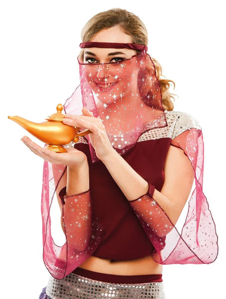 Lámpara de Aladino Dorada Aladdín EuroCarnavales