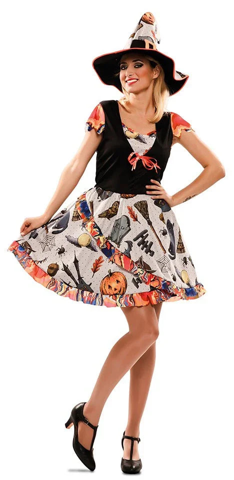 Disfraz de Bruja Divertida para Mujer Brujas EuroCarnavales