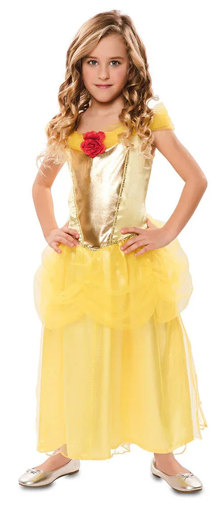 Disfraz de Princesa Bella Infantil La Bella y la Bestia EuroCarnavales
