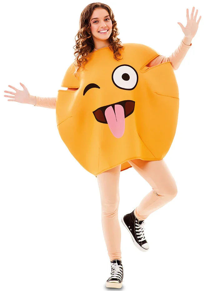 Disfraz de Emoticono Guiño y Lengua Emoticonos EuroCarnavales