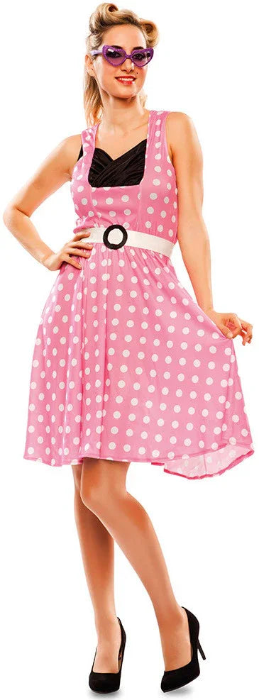 Disfraz Rosa Años 50 para Mujer Grease - Años 40 y 50 EuroCarnavales