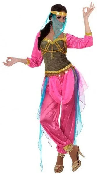 Disfraz de Princesa Árabe Rosa para Mujer Árabes Atosa