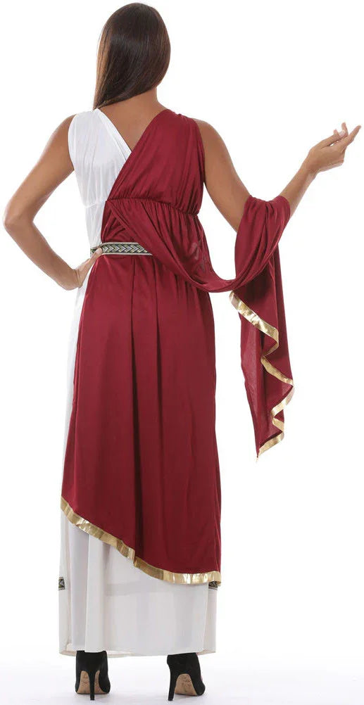 Disfraz de Dama Romana Granate para Mujer Romanos y Griegos Guirca