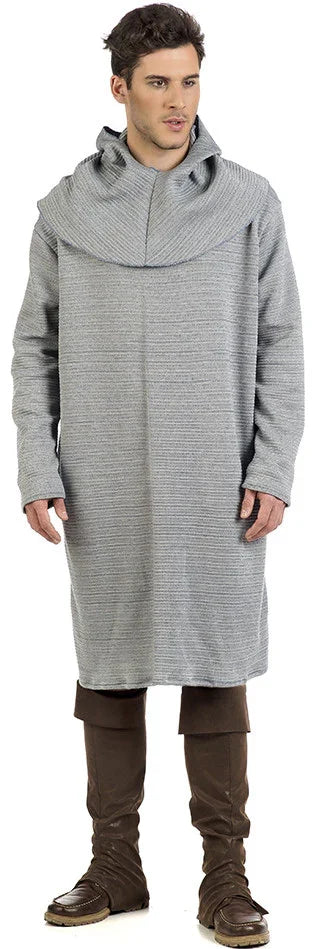 Túnica Efecto Cota de Malla Plateada Caballeros y Cruzados Medievales Limit Sport