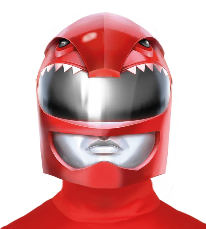 Casco de Power Ranger Rojo Complementos Superhéroes Guirca
