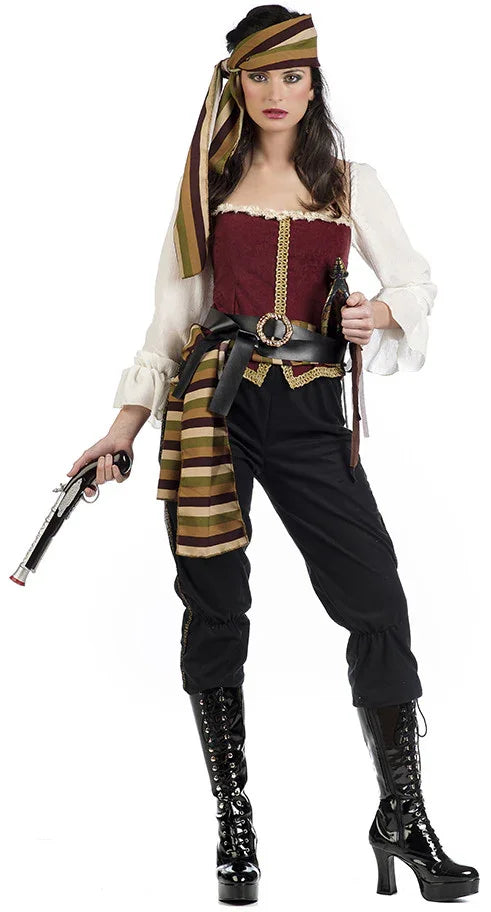 Disfraz de Pirata Bucanera con Pantalón Pirata Limit Sport