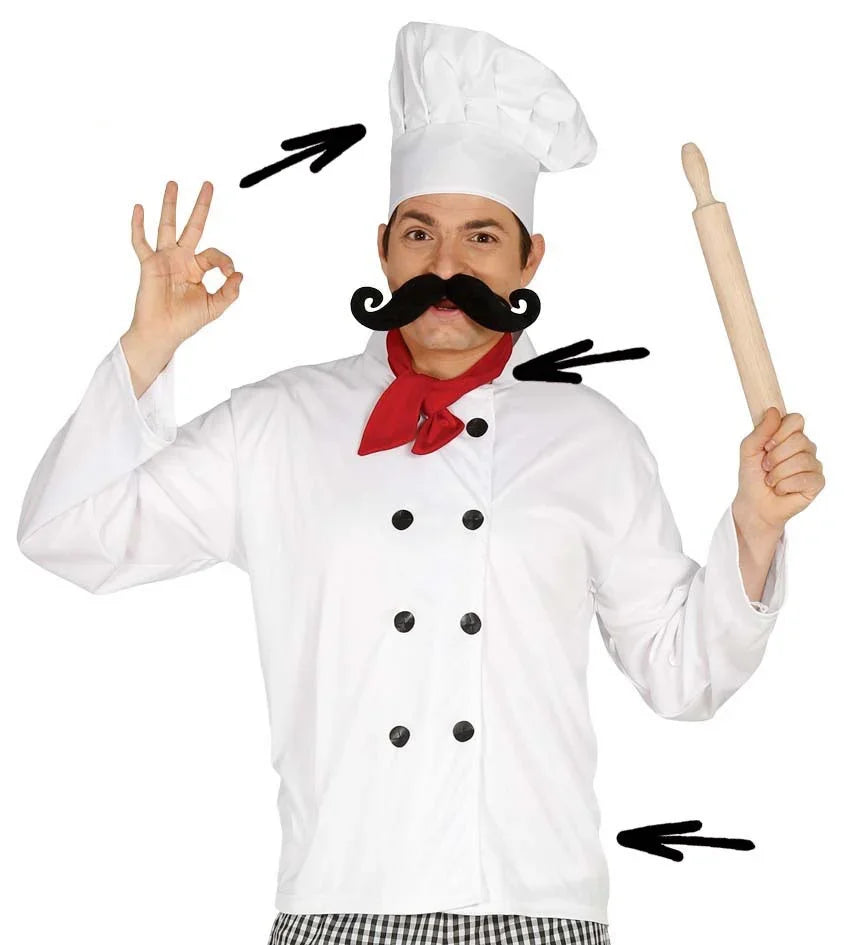 Disfraz de Cocinero Chef para Adulto Cocineros Guirca