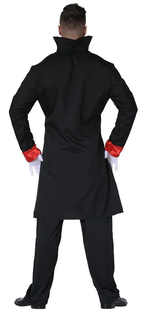 Disfraz de Vampiro Rojo y Negro para Hombre Vampiros y vampiresas Guirca