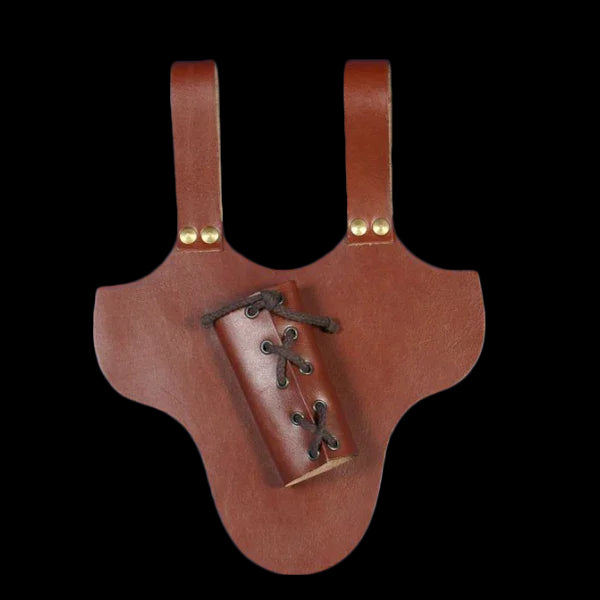 Porta Espada de Cuero Marrón para Cinturón Complementos Medievales de Lujo Medieval Factory