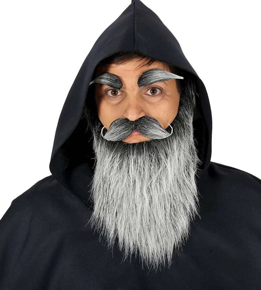 Barba Canosa con Bigote y Cejas Barbas y Bigotes Guirca