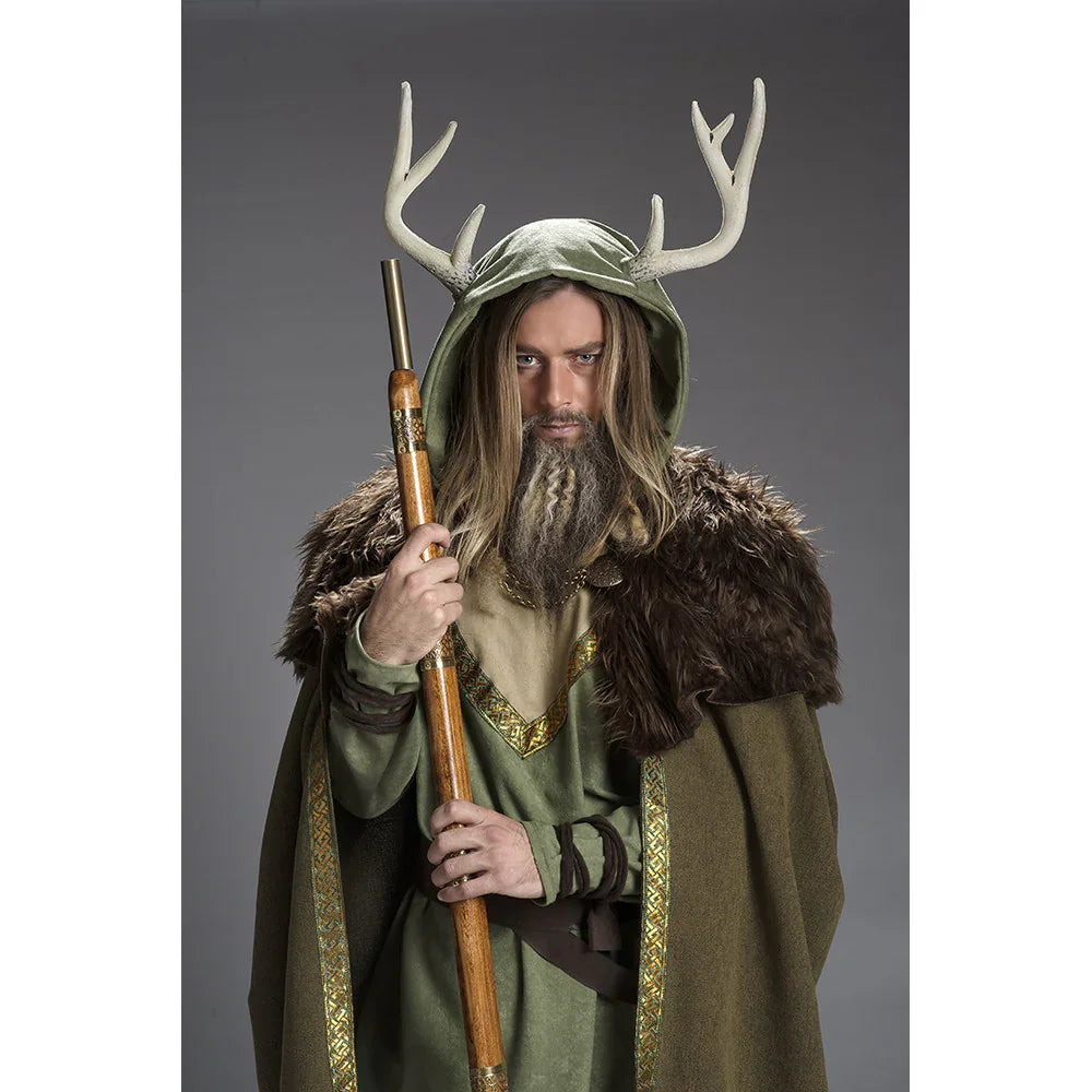 Disfraz de Druida del Bosque Premium para Hombre Hechiceras y Brujos Medievales Limit Sport