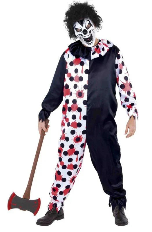 Disfraz de Payaso Satánico con Máscara para Adulto Payasos Asesinos Rubies
