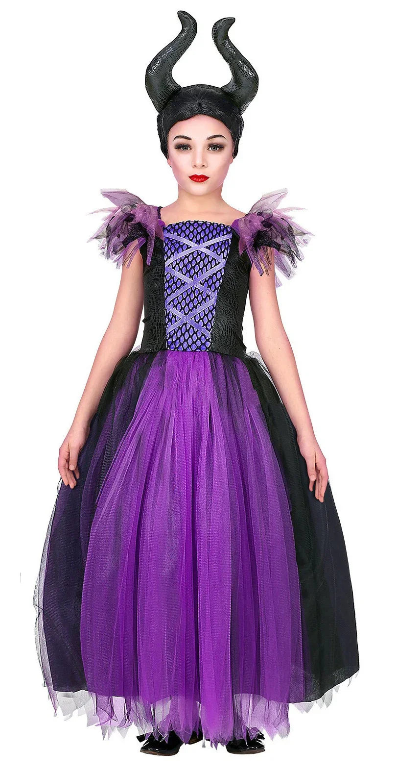 Disfraz de Bruja Maléfica para Niña Maléfica Widmann