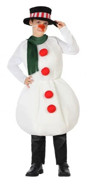 Disfraz de Muñeco de Nieve Infantil Navidad Infantiles Atosa