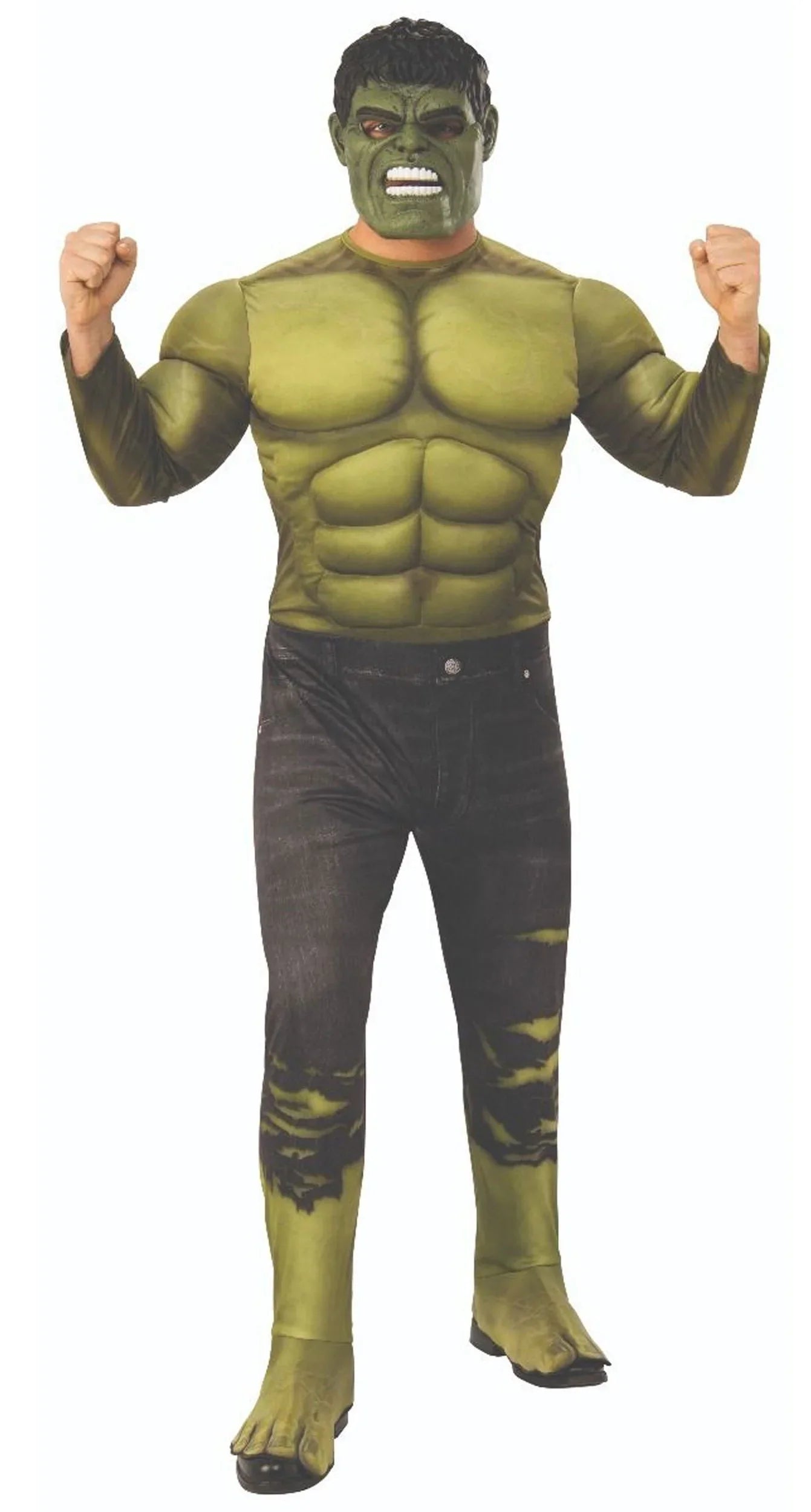 Disfraz de Hulk Musculoso Endgame para Hombre Hulk Rubies