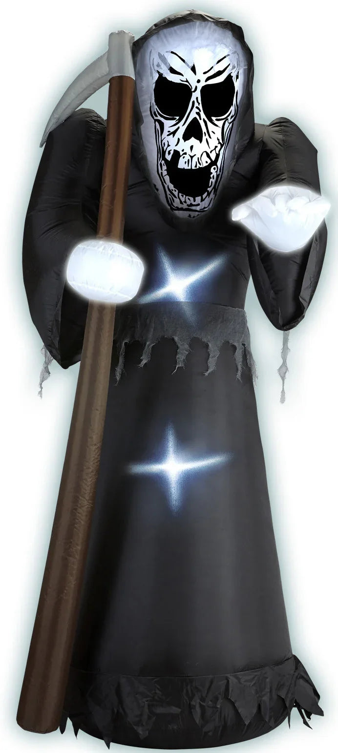 Hinchable de La Muerte con Luz de 122cm Decoración Halloween Widmann