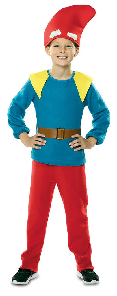 Disfraz de Enanito Rojo y Azul Infantil Blancanieves EuroCarnavales