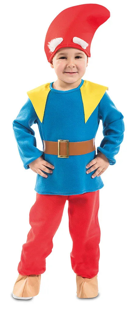 Disfraz de Enanito Rojo y Azul Infantil Blancanieves EuroCarnavales