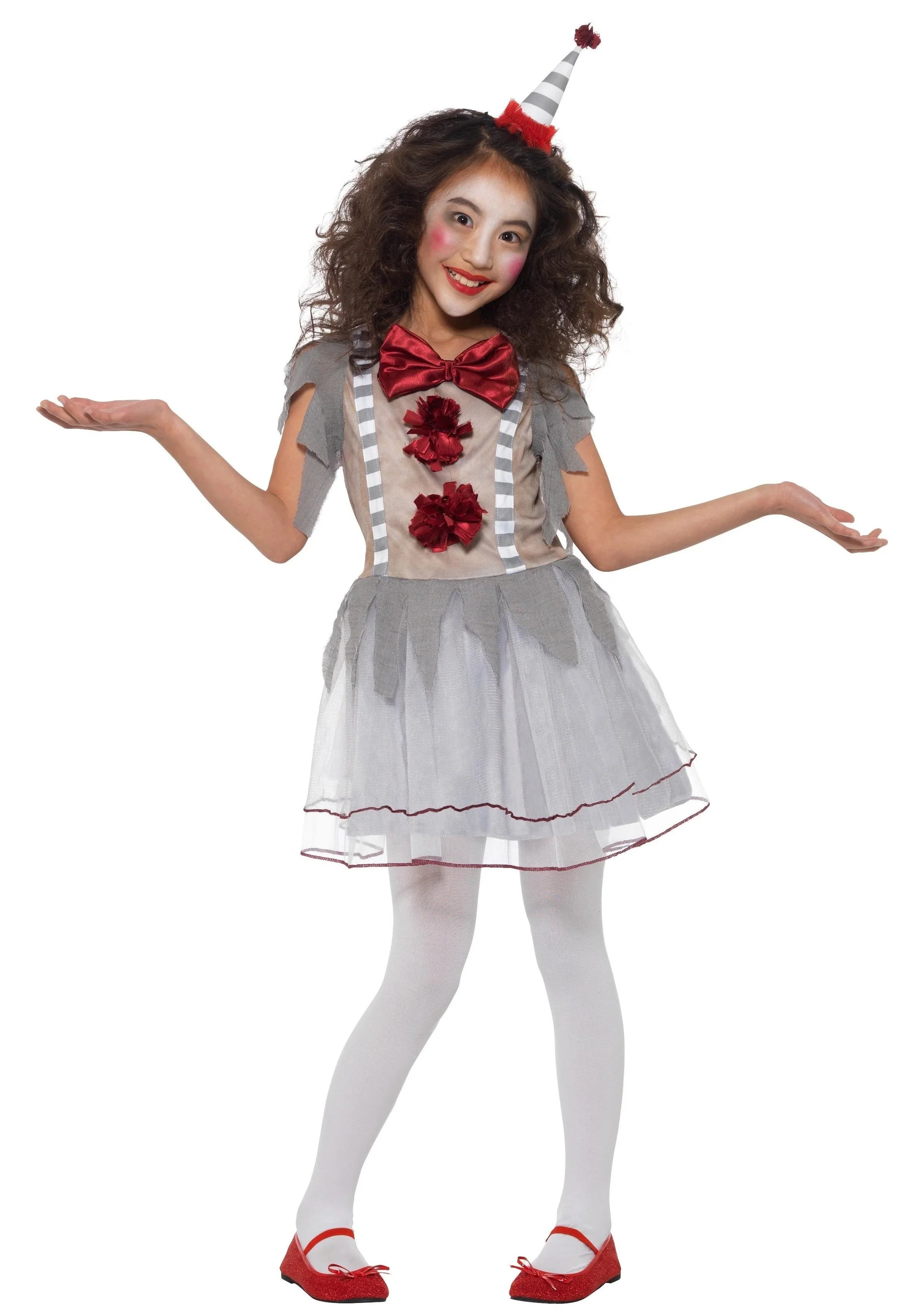 Disfraz de Penny la Payasa Asesina para Niña Pennywise Smiffys