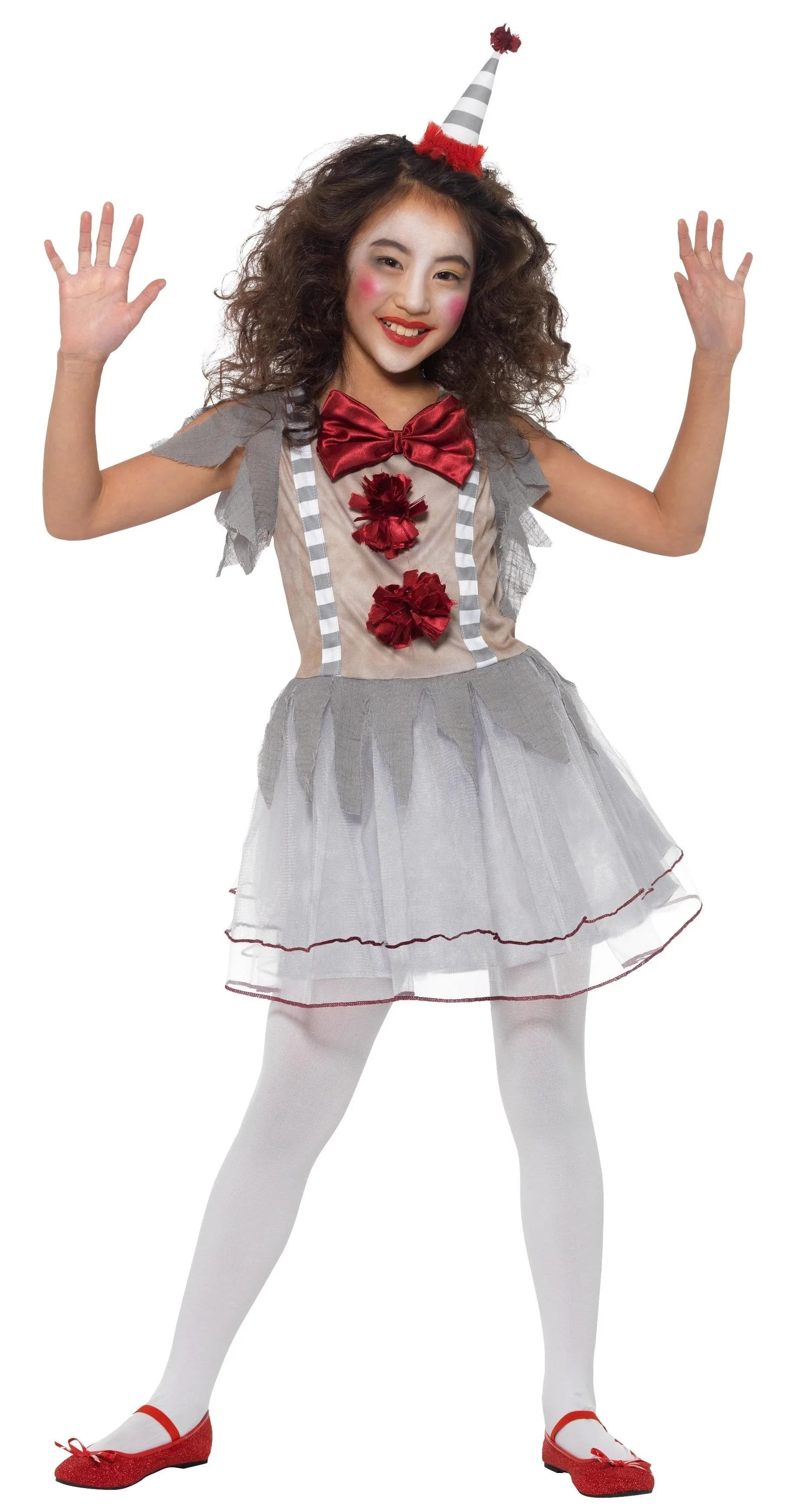 Disfraz de Penny la Payasa Asesina para Niña Pennywise Smiffys