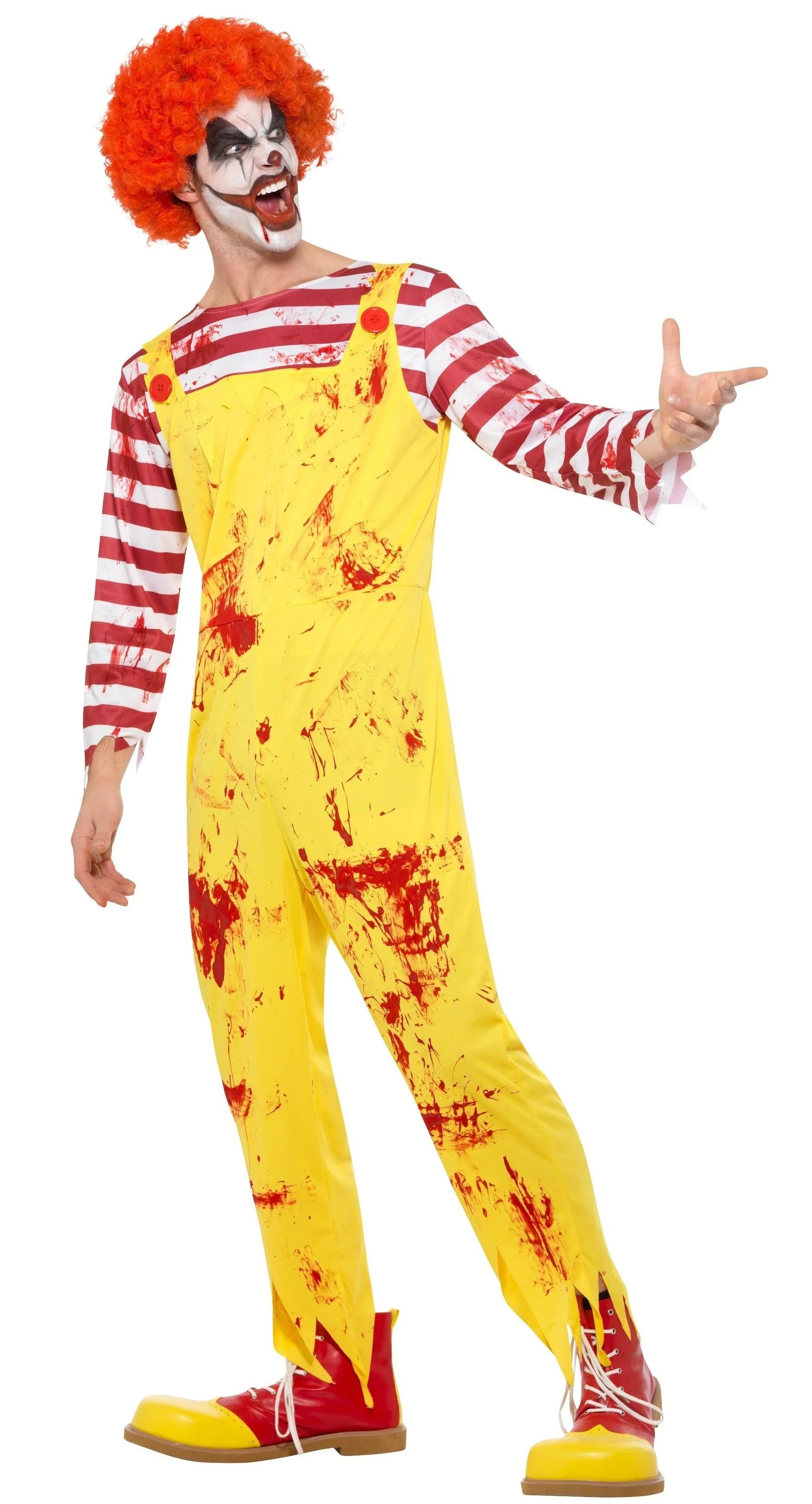 Disfraz de Payaso Asesino Ronald McDonald Payasos Asesinos Smiffys