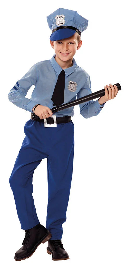 Disfraz de Policía Azul Infantil Policía EuroCarnavales