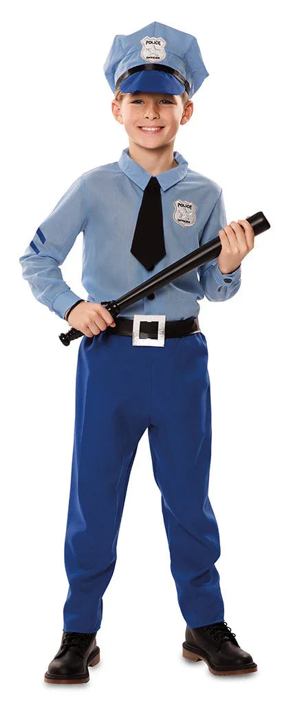 Disfraz de Policía Azul Infantil Policía EuroCarnavales