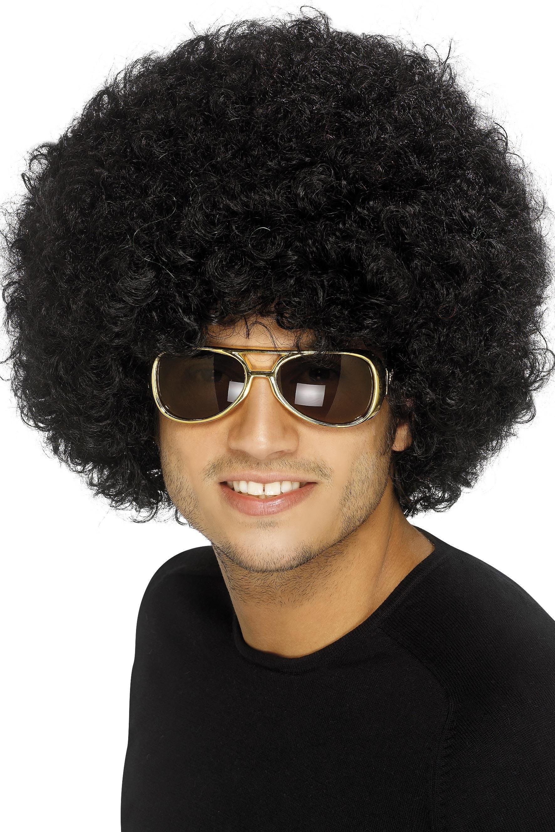 Peluca Afro Morena Estilo Funky Pelucas Afro Smiffys
