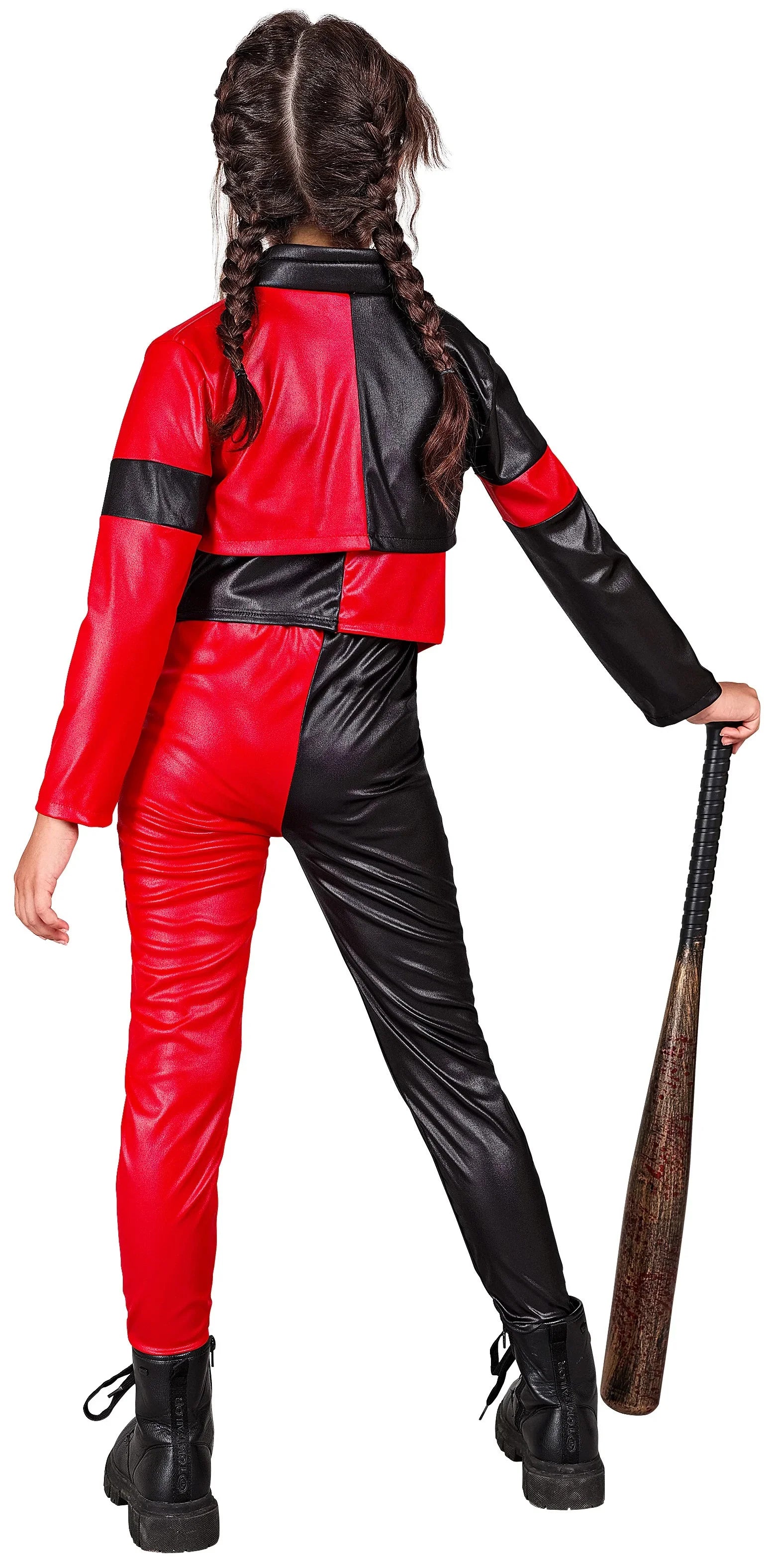 Disfraz de Harley Villana Malvada para Niña Harley Quinn Widmann