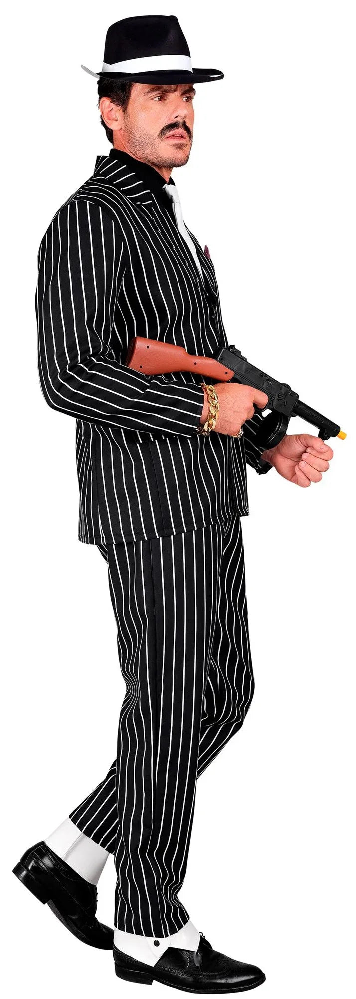 Disfraz de Gangster Negro para Hombre Gánster y Mafioso Widmann