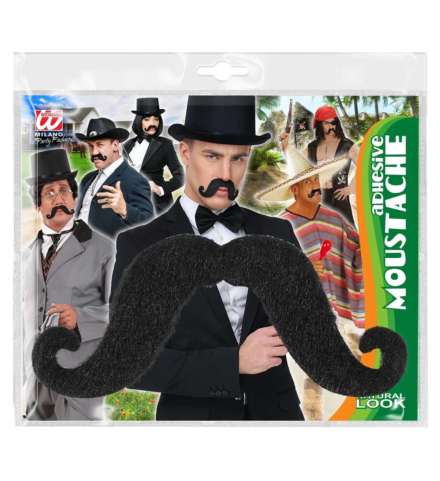 Bigote Moreno Grande Estilo Francés Barbas y Bigotes Widmann