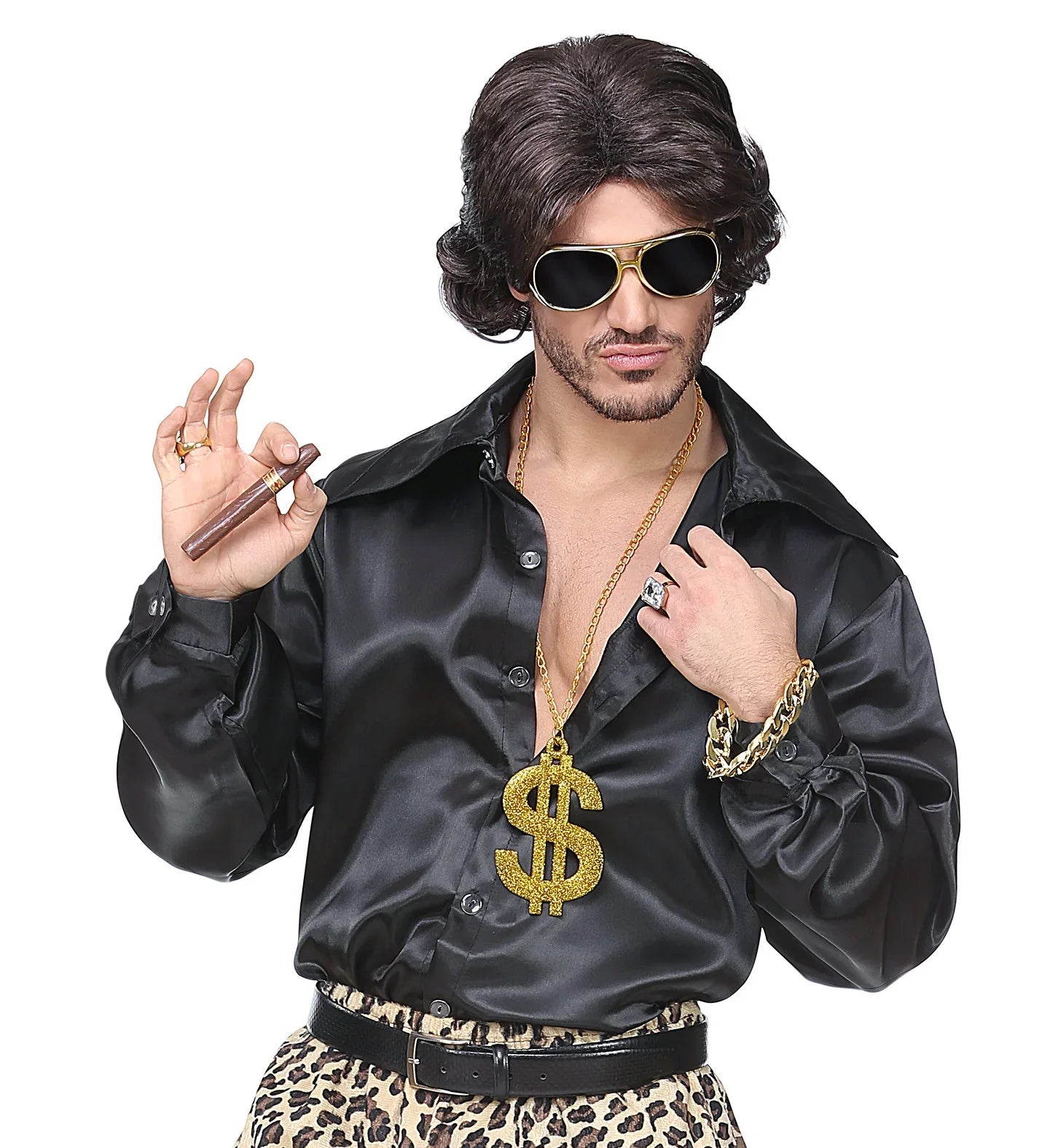 Kit de Rapero con Gafas de Sol, Collar y Pulsera Músicos y Cantantes Widmann