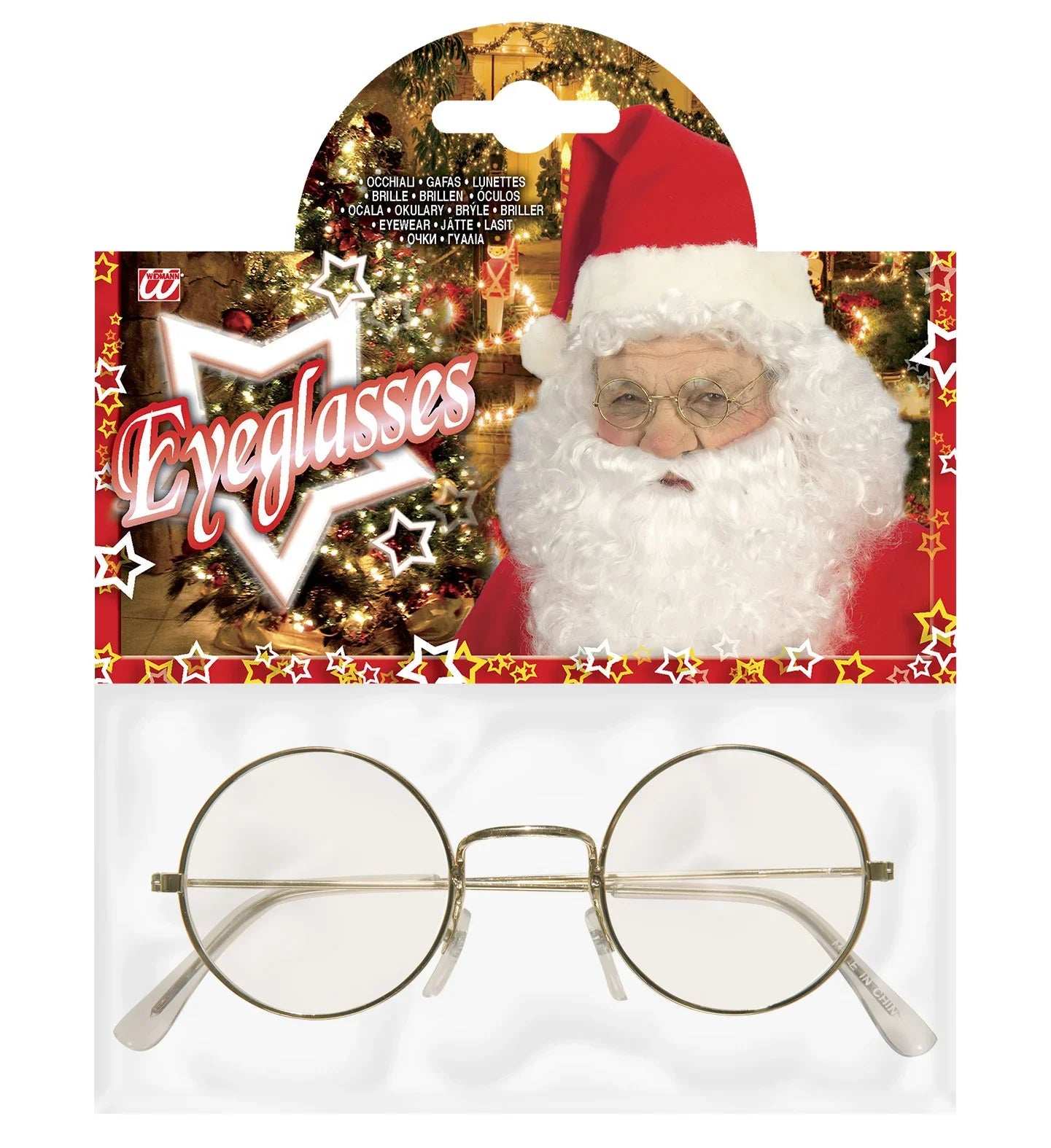 Gafas Redondas Metálicas de Papá Noel Gafas Widmann